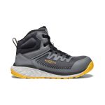Men's Arvada Mid Work Sneaker (Carbon Toe) | Black/Keen Yellow