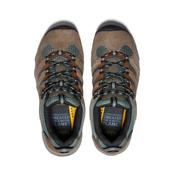 Women's Headout Waterproof Hiking Shoe | Shitake/Dark Forest