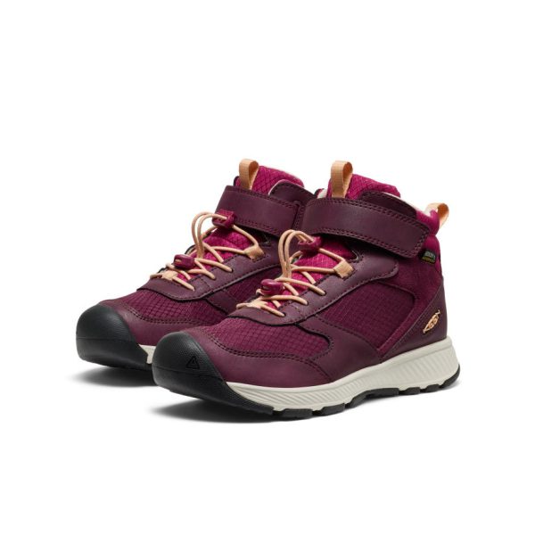 Big Kids' Skua Waterproof Boot | Fig/Peach Fuzz