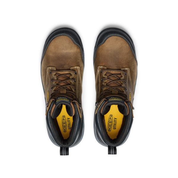 Men's Evanston 6 Insulated Waterproof Boot (Carbon Toe) | Bison/Black