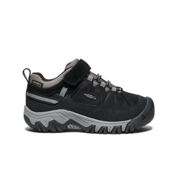 Little Kids' Targhee IV Waterproof Hiking Shoe | Black/Steel Grey