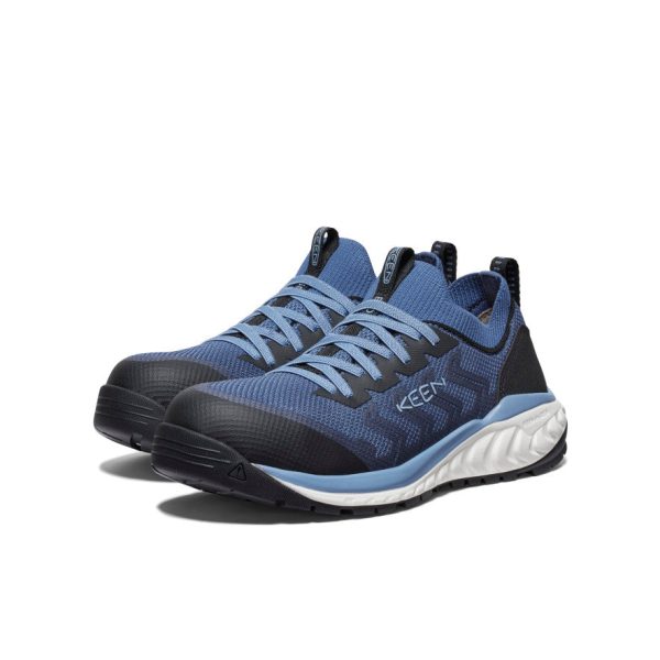 Women's Arvada Shift ESD Work Sneaker (Carbon Toe) | Vintage Indigo/Faded Denim