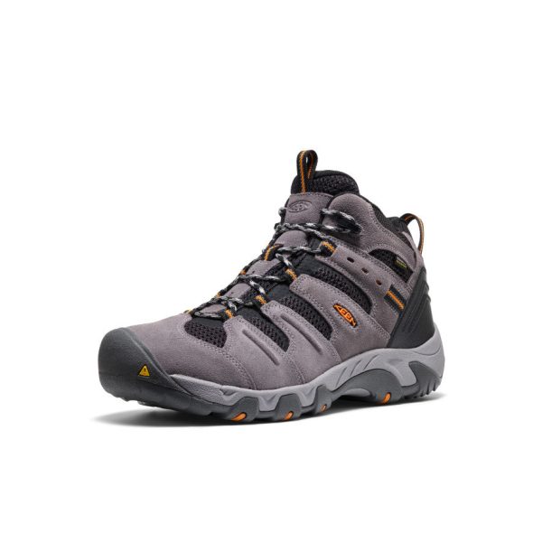 Men's Headout Waterproof Hiking Boot  |  Magnet/Orange Pepper