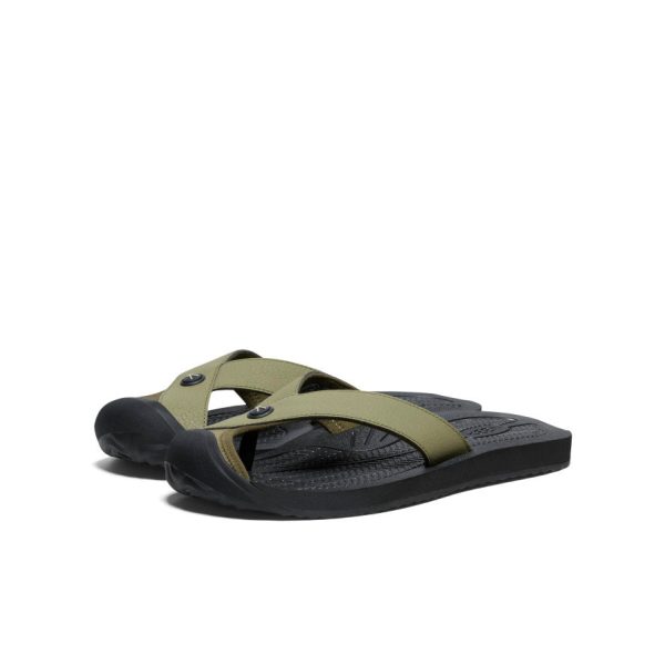 Men's Barbados Flip-Flop | Martini Olive/Black