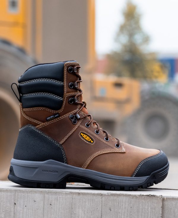 Men's Evanston 8 Insulated Waterproof Boot (Soft Toe)  |  Bison/Black