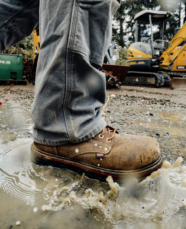 Men's Liberty 8 Waterproof 90° Heel Boot (Carbon Toe) | Coffee Bean/Black
