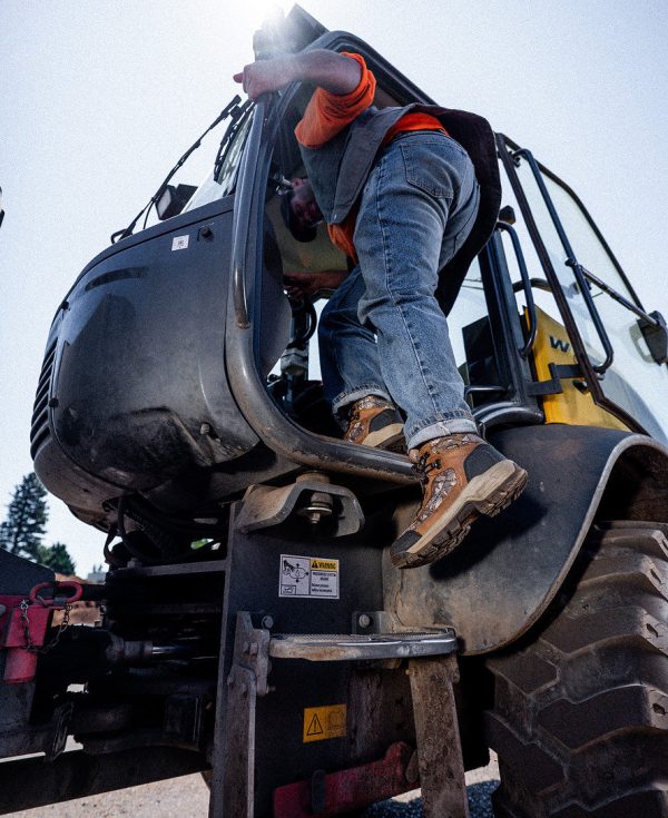 Men's Skokie Waterproof Work Boot (Carbon Toe) | Camo/Black