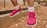Big Kids' KNX Knit Double Strap | Beaujolais/Raspberry