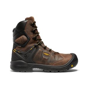 Men's Dover 8 Waterproof Boot (Carbon Toe) | Dark Earth/Black