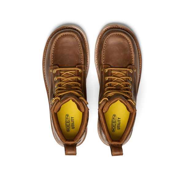 Men's Cincinnati 6 Boot (Soft Toe) x Noon Goons   |  Leather Brown/Off White