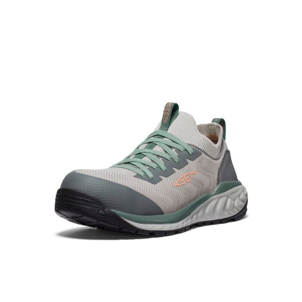 Women's Arvada Shift Work Sneaker (Carbon Toe) | Steel Grey/Granite Green